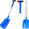 Snow Removal Tools MQUMSA | Mqumsa Portable Telescopic Aluminum Utility Car Adjustable Extended Edition Snow Shovel (Blue)