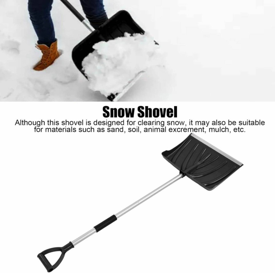 Snow Removal Tools Pilipane | Portable Aluminium Alloy Snow Shovel,Detachable Snow Pusher For Efficient Outdoor Snow Removal