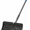 Snow Removal Tools MoNiBloom | Monibloom Snow Shovel 21.5 Inch X 11.5 Inch Blade With Durable Aluminum Edge, 50\" Detachable Large Snow Shovel With D-Grip Handle For Home Patio And Walkways