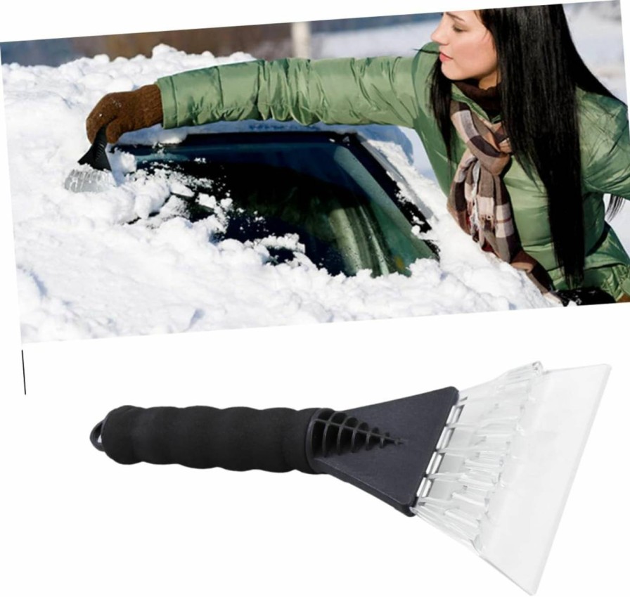 Snow Removal Tools YARNOW | Yarnow 3Pcs Car Vehicle Snow Removal Snow Removal For Car Windshield Snow Shovel Car Snow Cleaner Snow Shovel For Car Auto Ice Shovel Car Ice Scraper Defrosting Tool