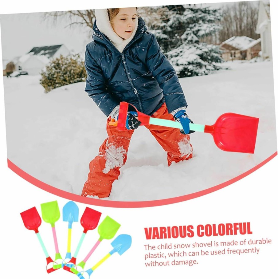 Snow Removal Tools Kisangel | Kisangel 10 Pcs Winter Snow Shovel Sand Shovel Grilling Shovel Snow Games Outdoor Snow Shovel Beach Sand Toy Kids Snow Toys Car Snow Shovel Portable Shovel Tools Pp Ice Shovel Child Sled