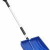 Snow Removal Tools Magshion | Magshion 16-Inch Ergonomic Snow Shovel With Lightweight Aluminum Handle, Snow Removal For Driveway Walkway And Patio, Blue