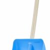 Snow Removal Tools Superio | Superio Small Snow Shovel For Car Portable Snow Shovel For Driveway Snow Removal Compact Scooper Shovel Snow Pusher For Stairs 9\" Heavy Duty Plastic Blade With Wood Handle 34\" (2, Blue)