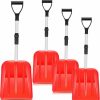 Snow Removal Tools Lasnten | Lasnten 4 Pcs Kid'S Snow Shovel Plastic Digging Shovel Lightweight Portable Beach Shovels For Kids Boys Girls Home Yard Garden Outdoor Activities Snow Removal (Orange)