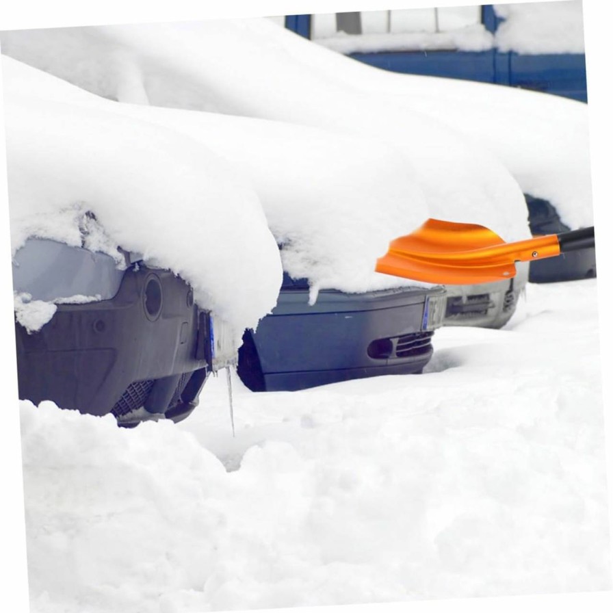 Snow Removal Tools Yardwe | Yardwe Snow Shovel Digging Tools Travel Aluminum Alloy Snow Pusher Off-Road