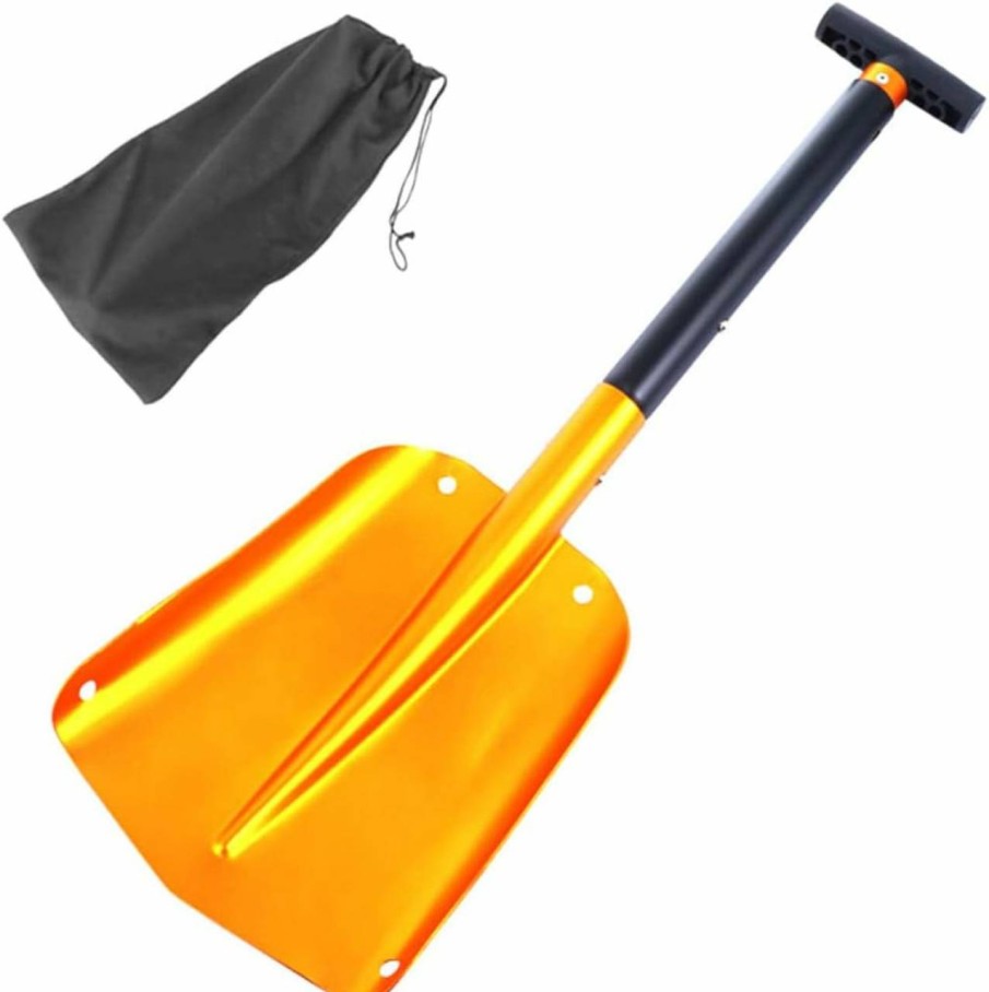 Snow Removal Tools BESPORTBLE | Besportble Bigger Spade Shovel Shovel Folding Shovel Outdoor On Foot Aluminum Shovel Aluminum Alloy Car Snowboard