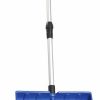 Snow Removal Tools Generic | Meititi Large Snow Shovel For Driveway, 47 Inch Portable Lightweight Snow Shovel With Ergonomic D-Grip, Non-Slip Sponge And Durable Aluminum Blade For Snow Removal, Garden, Car, Camping, Black