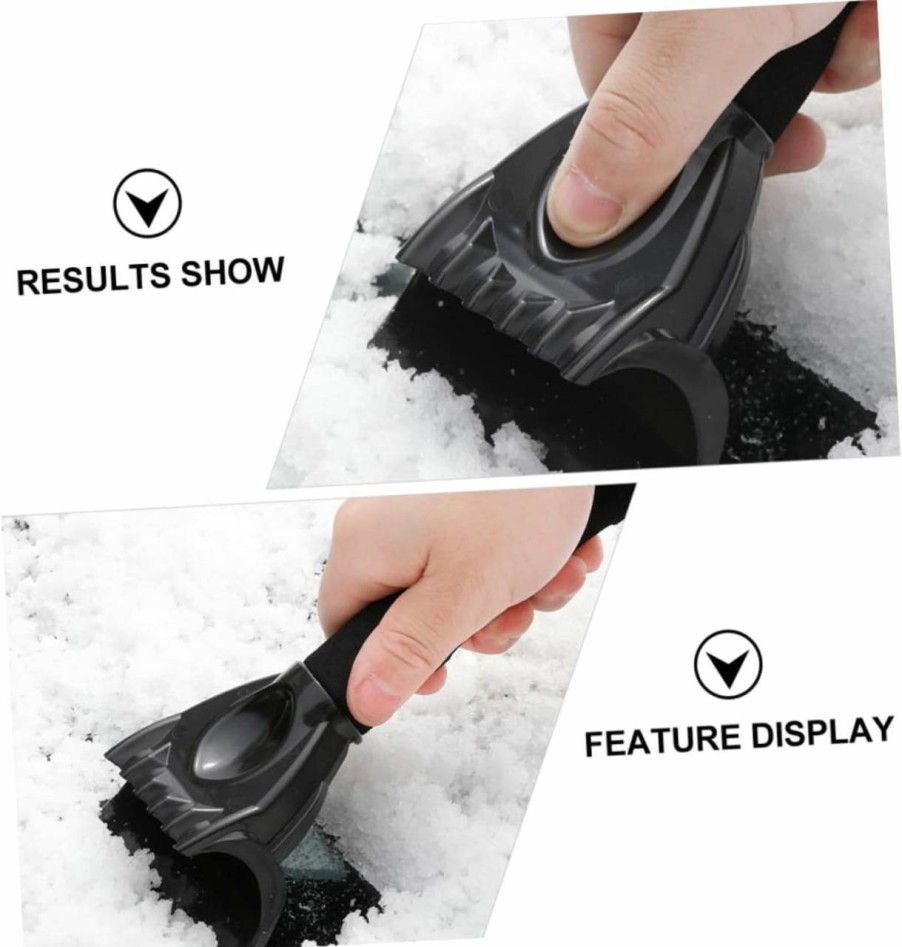 Snow Removal Tools BESPORTBLE | Besportble 2Pcs Snow Brush Frost Scraper Multitools Ice Scraper Remover Camping Shovel Cars Cars Window Ice Scraper Auto Window Scraper Survival Shovel Mini Shovel Defrosting Truck Abs