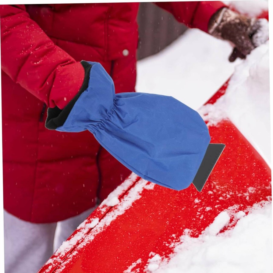 Snow Removal Tools LIOOBO | Lioobo Handheld Ice Scraper Ice Scraper Glove Snow Brush Window Squeegee Pp Snow Removal Snow Shovel