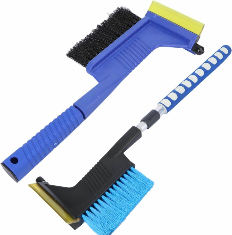 Snow Removal Tools OFFSCH | Offsch 2Pcs Snow Shovel Auto Ice Frost Scraper Car Snow Scraper Car Ice Crusher Snow Removal For Car Multipurpose Tool Car Ice Scraper Dual Purpose Tendon Spatula Light Snow