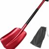 Snow Removal Tools Happyyami | Happyyami Snow Shovel Aluminum Utility Shovel Heavy Duty Folding Camping Shovel Collapsible Shovel For Car Auto Snow Removal Shovel Car Tools Travel Detachable Snow Pusher Aluminum Alloy