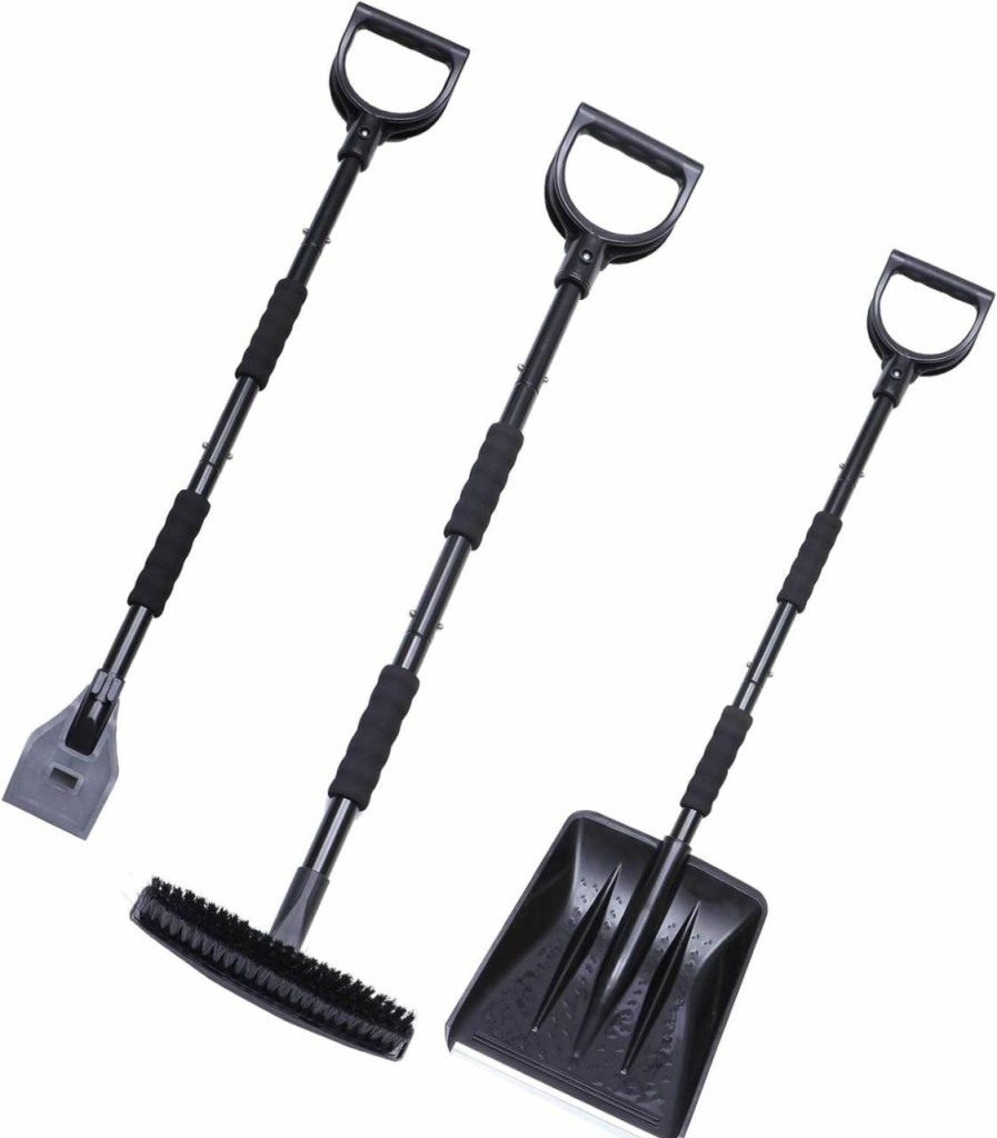 Snow Removal Tools LIOOBO | 1 Set Snow Shovel Cars Ice Scraper Snow Remover Snow Brush Car Snow Removal Tools Auto Car Snow Removal Defrosting Spatula The Roof Iron