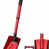 Snow Removal Tools AstroAI | Astroai 39\" Folding Snow Shovel For Car, Extendable Snow Shovel With Thickened Aluminum Handle And Reinforced Iron Hinge, Portable And Multifunctional For Cars, Snowmobiles, Camping And Mud, Red