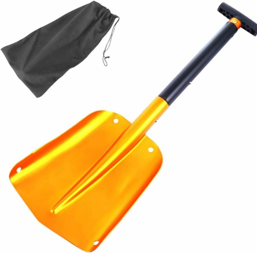 Snow Removal Tools Yardwe | Yardwe Snow Shovel Digging Tools Aluminum Alloy Automatic To Dig Travel