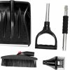 Snow Removal Tools USHOBE | Ushobe 1 Set Snow Shovel Heavy Duty Snow Brush Car Snow Clean Tools Car Snow Scraper Garden Snow Remover Snow Frost Ice Removal Tool Ice Scrapers Snow Ice Scrape Snow Stainless Steel