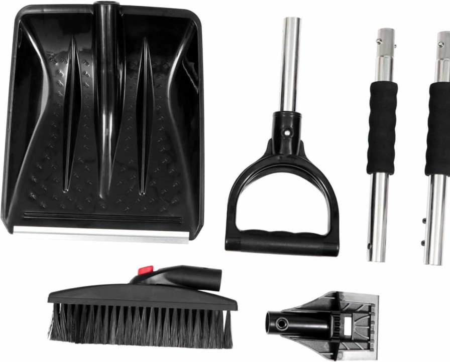 Snow Removal Tools USHOBE | Ushobe 1 Set Snow Shovel Heavy Duty Snow Brush Car Snow Clean Tools Car Snow Scraper Garden Snow Remover Snow Frost Ice Removal Tool Ice Scrapers Snow Ice Scrape Snow Stainless Steel