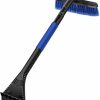 Snow Removal Tools XSlive | Xslive 3-In-1 Snow Shovel For Car Emergency Driveway Snow Removal, Detachable Snow Shovel Lightweight Portable With Ice Scraper And Snow Brush For Trunk Car Camping Home Garden(Blue)