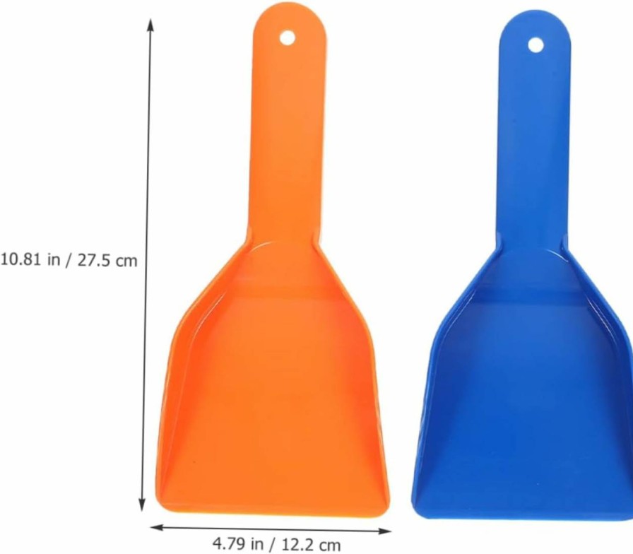 Snow Removal Tools BESPORTBLE | Besportble 2Pcs Snow Shovel Ice Scraper Frost Shovel Scraper Thicken Accessories Large Multifunction Handheld Clean Defrosting Spatula Deicing Shovel Flat Snow Shovel Ice Shovel Freezer