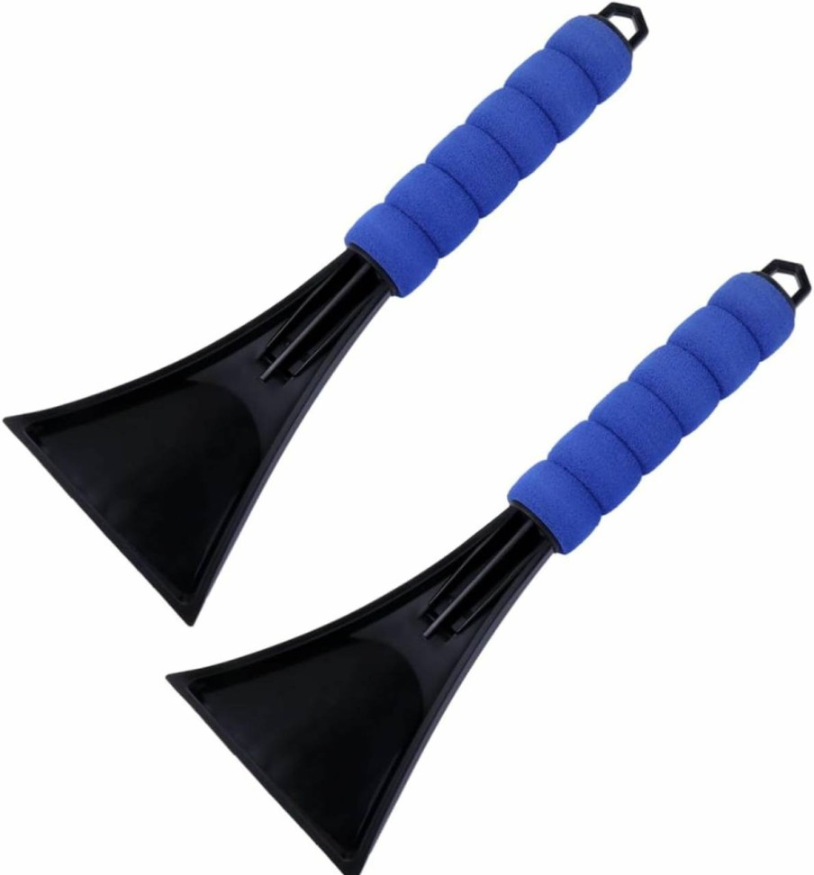 Snow Removal Tools Kisangel | Kisangel 2Pcs Car Deicing Snow Shovel Scraping Snow Winter Snow Remove Products Car Ice Shovel Snow Car Brush Frost Scraper Car Window Squeegee Car Winter Snow Shovel Windshield Abs Truck