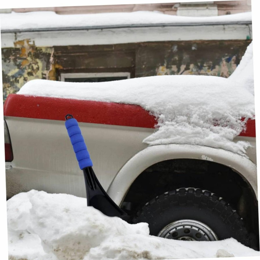 Snow Removal Tools Kisangel | Kisangel 2Pcs Car Deicing Snow Shovel Scraping Snow Winter Snow Remove Products Car Ice Shovel Snow Car Brush Frost Scraper Car Window Squeegee Car Winter Snow Shovel Windshield Abs Truck