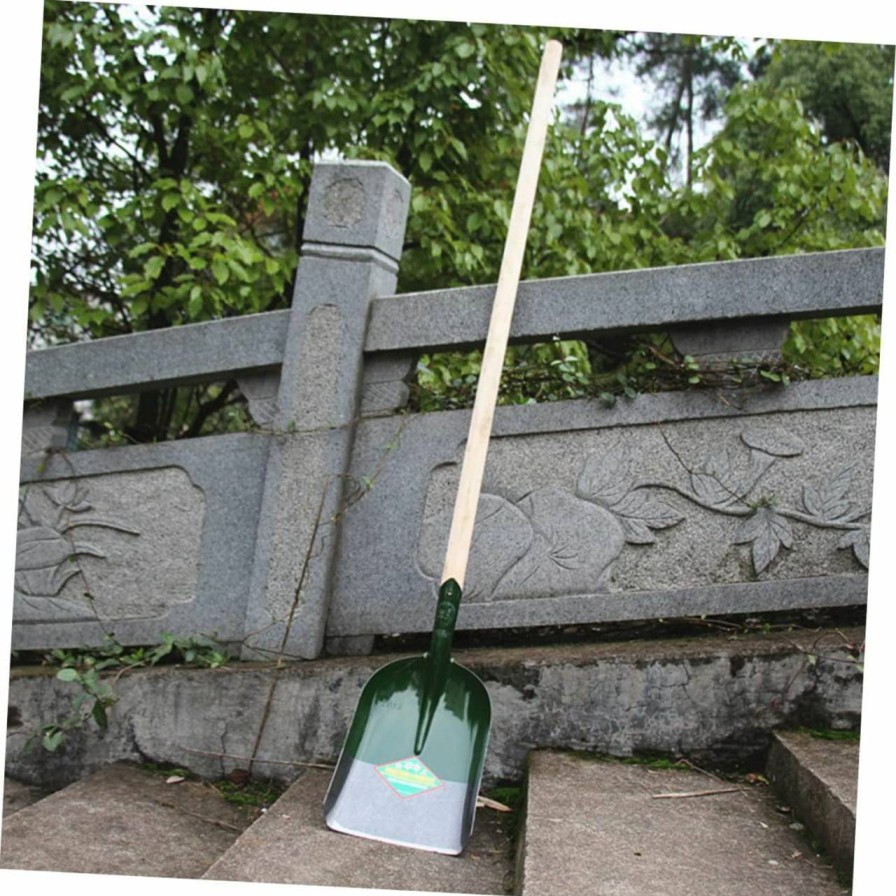 Snow Removal Tools BESPORTBLE | Besportble Gardening Shovel Square Shovel Car Ice Crusher Snow Shovel Head Grow Your Own Snowman Transplanting Shovel Soil Spade Gardening Soil Metal Shovel Thicken Iron Digging Shovel