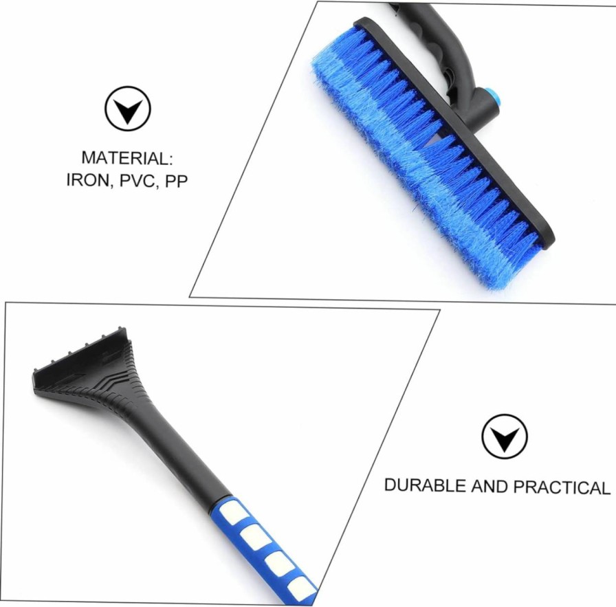 Snow Removal Tools BESPORTBLE | Besportble 1Pc Snow Shovel Pvc Manual Window Scraper