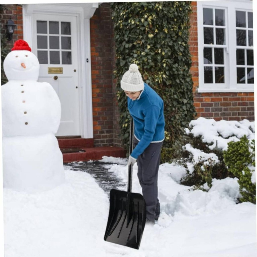 Snow Removal Tools Veesper | Snow Shovel Large Garden Snow Spade With Telescopic Handle For Car Camping Outdoor Car Snow Shovel Plastic Shovel Heavy Duty Snow Shovel