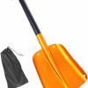 Snow Removal Tools INOOMP | Inoomp Folding Camping Shovel Bigger Spade Shovel To Dig Shovel Folding Ice Scraper Aluminum Removal Shovel Auto Accessories On Foot Portable Collapsible Aluminum Snow Shovel