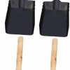 Snow Removal Tools Toddmomy | 2Pcs Small Shovel Cleaning Scoop Shovel For Snow Farm Spade Garden Leaf Scooper Ice Shovel Snow Removing Tool Cleaning Tools Snow Scoop Wooden Handle Shovel Iron Snow Removal