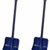 Snow Removal Tools Rocky Mountain Goods | Rocky Mountain Goods Kids Snow Shovel - Perfect Sized Snow Shovel For Kids Age 3 To 12 - Safer Than Metal Snow Shovels - Extra Strength Single Piece Plastic Bend Proof Design (2, Blue)