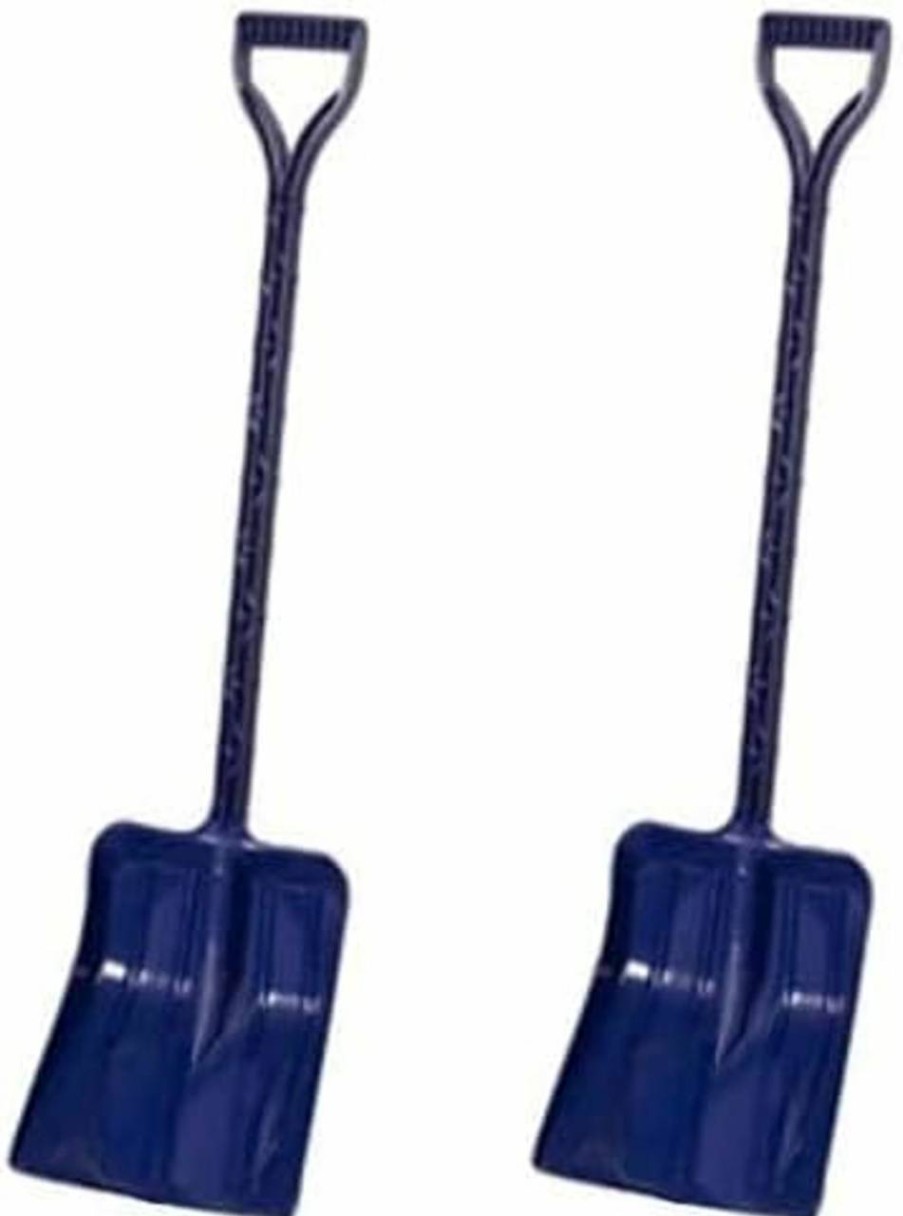 Snow Removal Tools Rocky Mountain Goods | Rocky Mountain Goods Kids Snow Shovel - Perfect Sized Snow Shovel For Kids Age 3 To 12 - Safer Than Metal Snow Shovels - Extra Strength Single Piece Plastic Bend Proof Design (2, Blue)