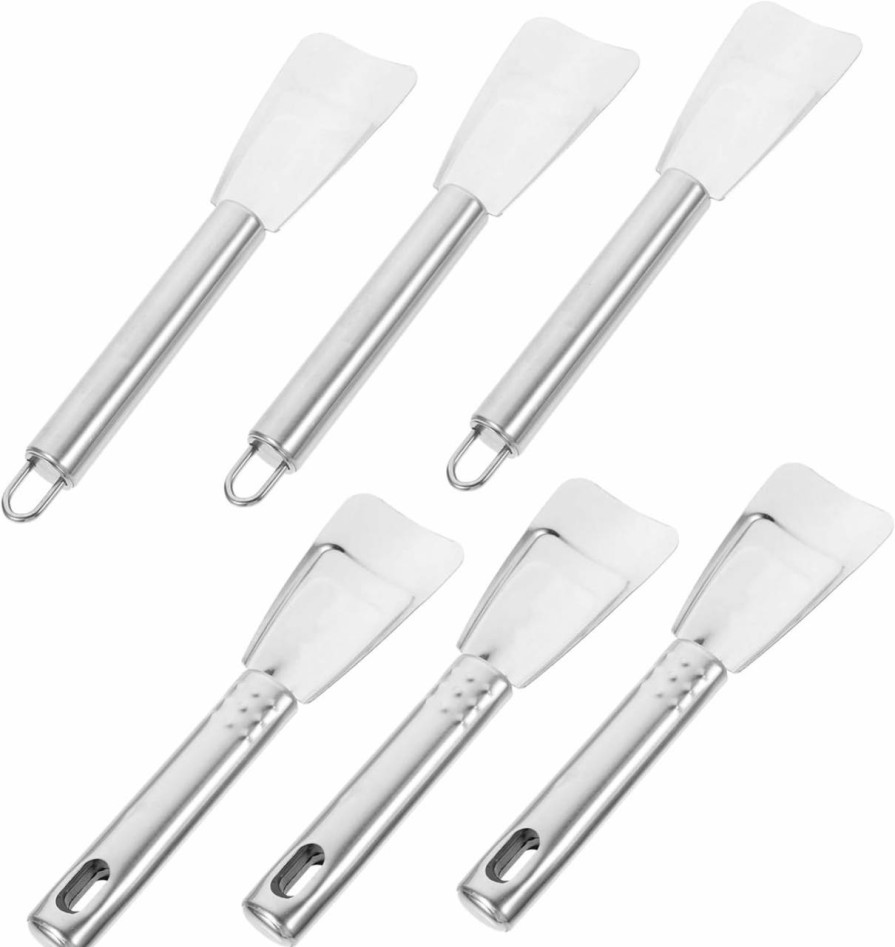 Snow Removal Tools BESPORTBLE | Besportble 6Pcs Stainless Steel Ice Shovel Ice Scraper For Freezer Refrigerator Deicing Tool Ice Shovel Stainless Steel Ice Scoop Range Hood Shaving Cream Frost Shovel