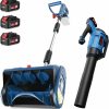 Snow Removal Tools Enhulk | Enhulk 12-Inch Snow Shovel + 450Cfm Leaf Blower +3 * 20V 4.0Ah Battery