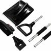 Snow Removal Tools Toddmomy | Toddmomy 1 Set Snow Shovel Snow Scraper Triple Stainless Steel