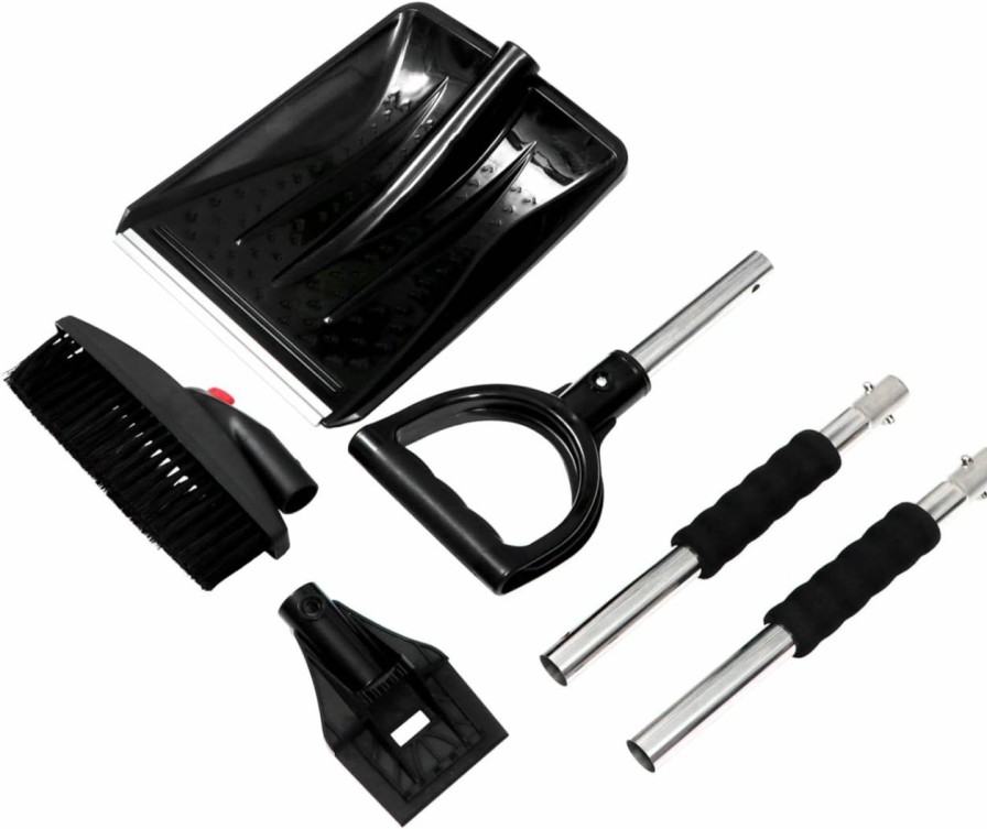 Snow Removal Tools Toddmomy | Toddmomy 1 Set Snow Shovel Snow Scraper Triple Stainless Steel