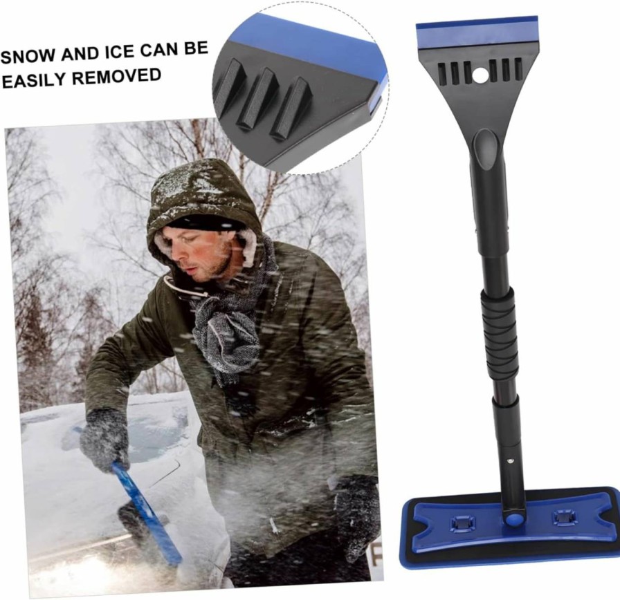 Snow Removal Tools Toddmomy | Toddmomy 1 Set Car Snow Shovel Scrape Snow Truck Beef Tendon