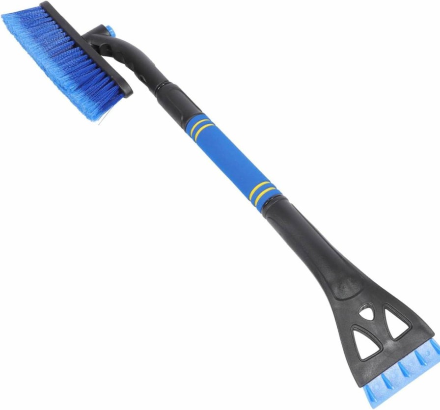 Snow Removal Tools BESPORTBLE | Besportble 1Pc Telescopic Snow Shovel Snow Broom For Car Multipurpose Tool Auto Ice Remover Snow Removal Brush For Car Squeegee Broom Shovel For Ice Removing Retractable Plastic Car Brush