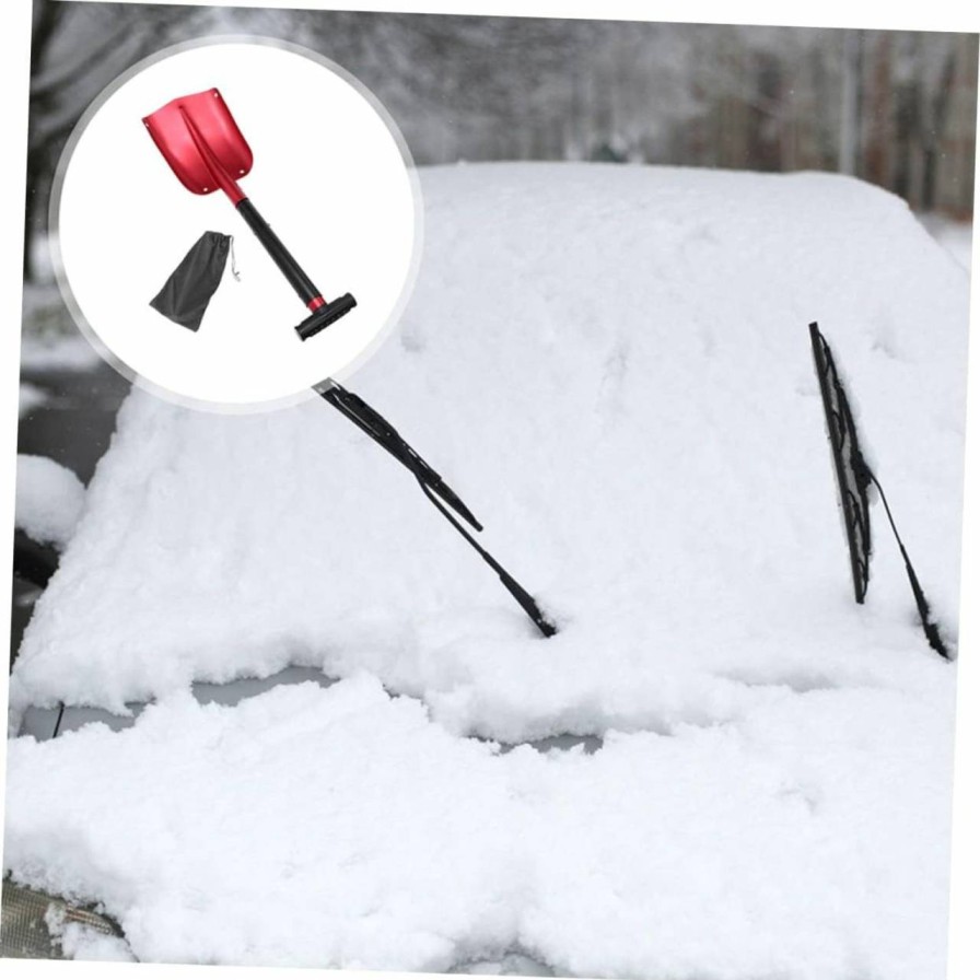 Snow Removal Tools Yardwe | Yardwe Aluminum Shovel Ambulance Snow Shovel Camping Collapsible Aluminum Snow Shovel Car Tools Detachable Outdoor Shovel Survival Shovel Tool Camping Shovel Collapsible Snow Shovel