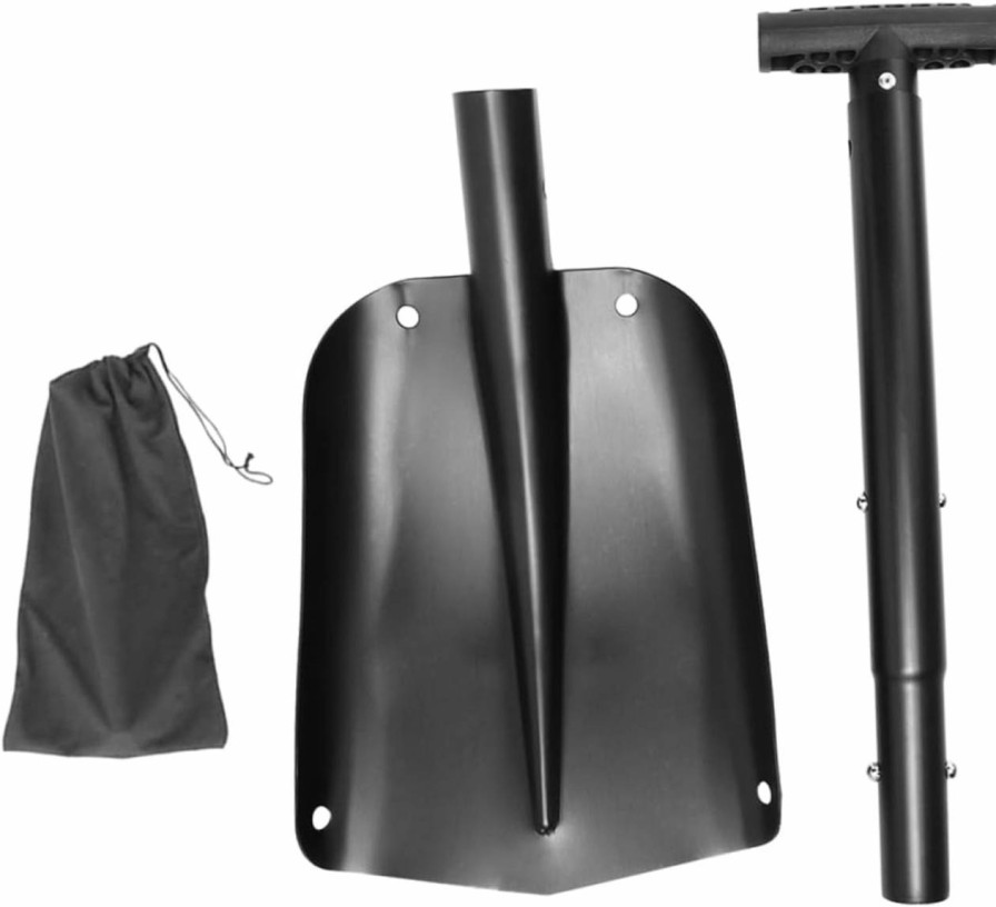 Snow Removal Tools Milisten | Milisten Snow Shovel Collapsible Folding Camping Shovel Folding Shovel For Car Metal Pooper Scooper Digging Tools Snowboard Shovel Snow Scraper Travel Portable Outdoor Shovel Aluminum Alloy