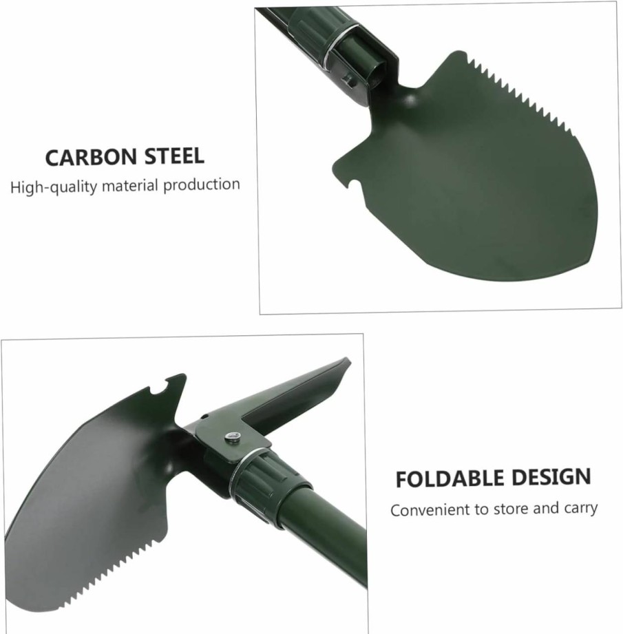 Snow Removal Tools Toddmomy | 1 Set Snow Shovel Trowel Survival Shovel Sand Shovel Farm Gardening Equipment Camping Shovel Backpacking Shovel Snow Scoop Auto Tools Folding Shovel Car Canvas Gardening Shovel