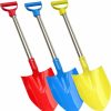 Snow Removal Tools Greeily | Beach Shovels For Kids, 28 Inch Long Sand Shovels Gardening Tools Snow Shovel Durable Stainless Steel Handle Abs Plastic Spade For Digging Sand Shoveling Snow Fun Gift Set.