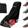 Snow Removal Tools Viadom | Outdoors Lawn Mower Cover - Heavy Duty 420D Polyester Oxford Lawn Mower Covers Waterproof Rip-Proof Uv Dust Outdoor Protection Universal Fit Lawnmower Covers With Drawstring & Cover Storage Bag, Black