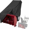 Snow Removal Tools Oslimea | Snow Blower Cover With Elastic Bottom Waterproof Snow Thrower All-Season Cover, Heavy Duty Coated Polyester, Universal Size For Most Electric Two Stage (47\" L X 37\" H X 31\" W)