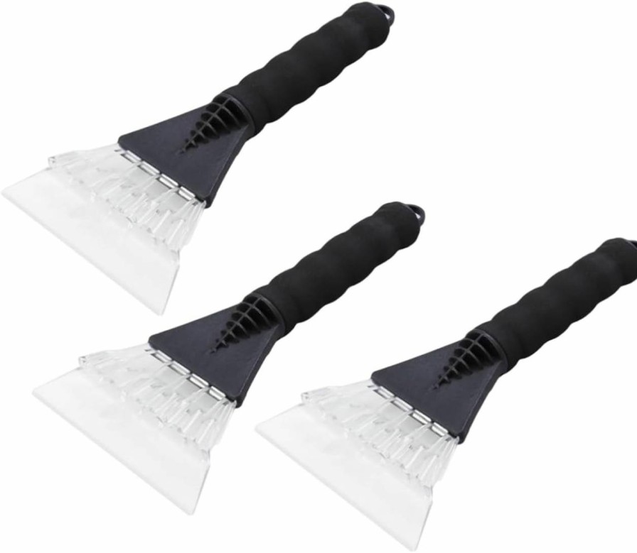 Snow Removal Tools ERINGOGO | Eringogo 3Pcs Snow Shovel For Car Vehicle Snow Removal Car Snow Cleaner Car Snow Removal For Car Windshield Snow Shovel Auto Ice Shovel Scraper Defrosting