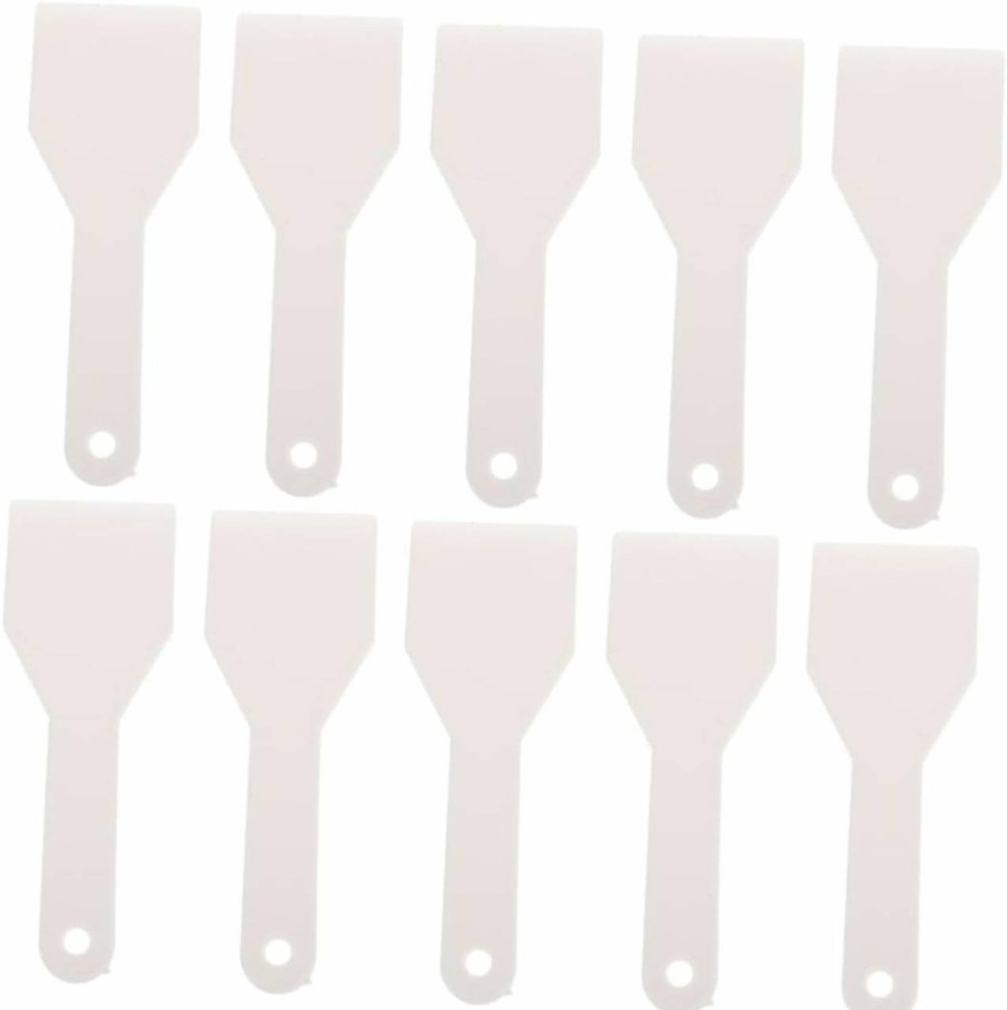 Snow Removal Tools Sosoport | Sosoport 10Pcs Deicing Shovel Auto Snow Scraper Auto Frost Frigobar Auto Ice Scraper Car Snow Scraper Vehicle Snow Removal Ice Scraper For Windshield White Refrigerator Plastic