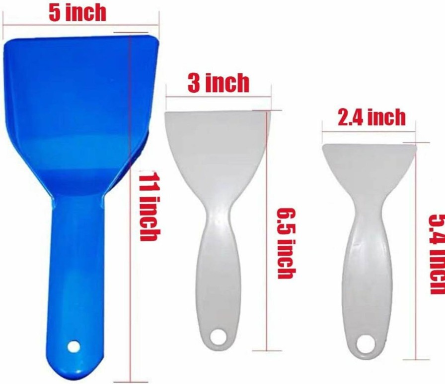 Snow Removal Tools PayPie | Paypie Plastic Refrigerator Ice Shovel Ice Scraper Snow Remover Cleaning Freezer Frost Shovel Ice Remover Scoop Set Of 3