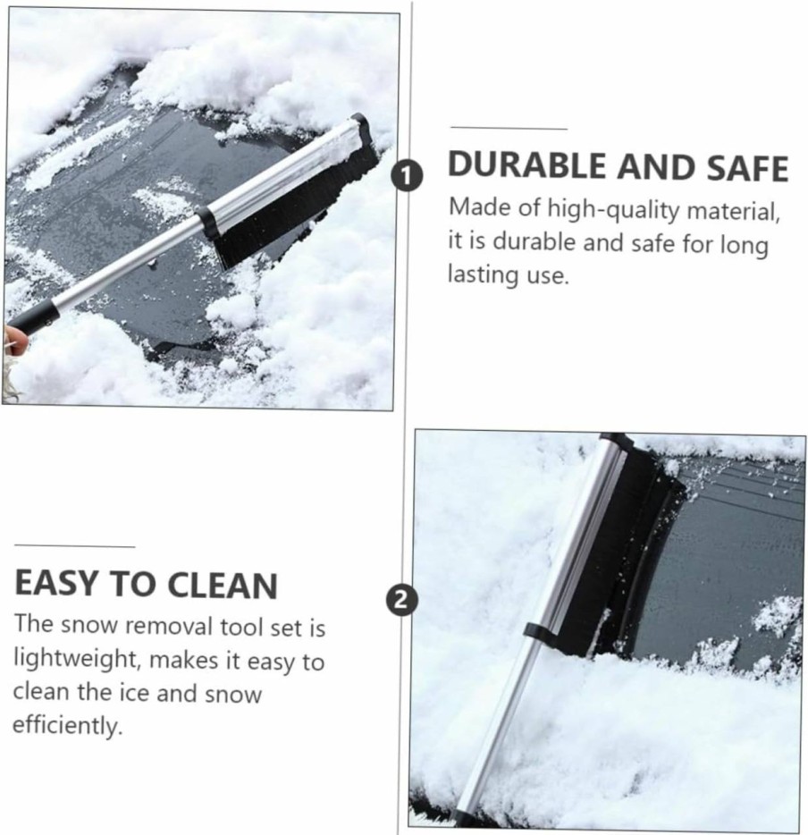 Snow Removal Tools SEWOART | Sewoart 1 Set Ice Shovel Abs Defrosting Snowmobile