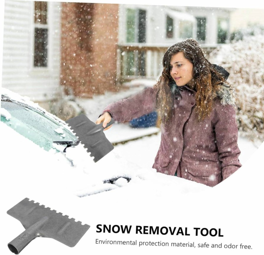 Snow Removal Tools Kisangel | Kisangel 1Pc Outdoor Ice Shovel Digging Tools Trowel Snow Removal Manganese Steel