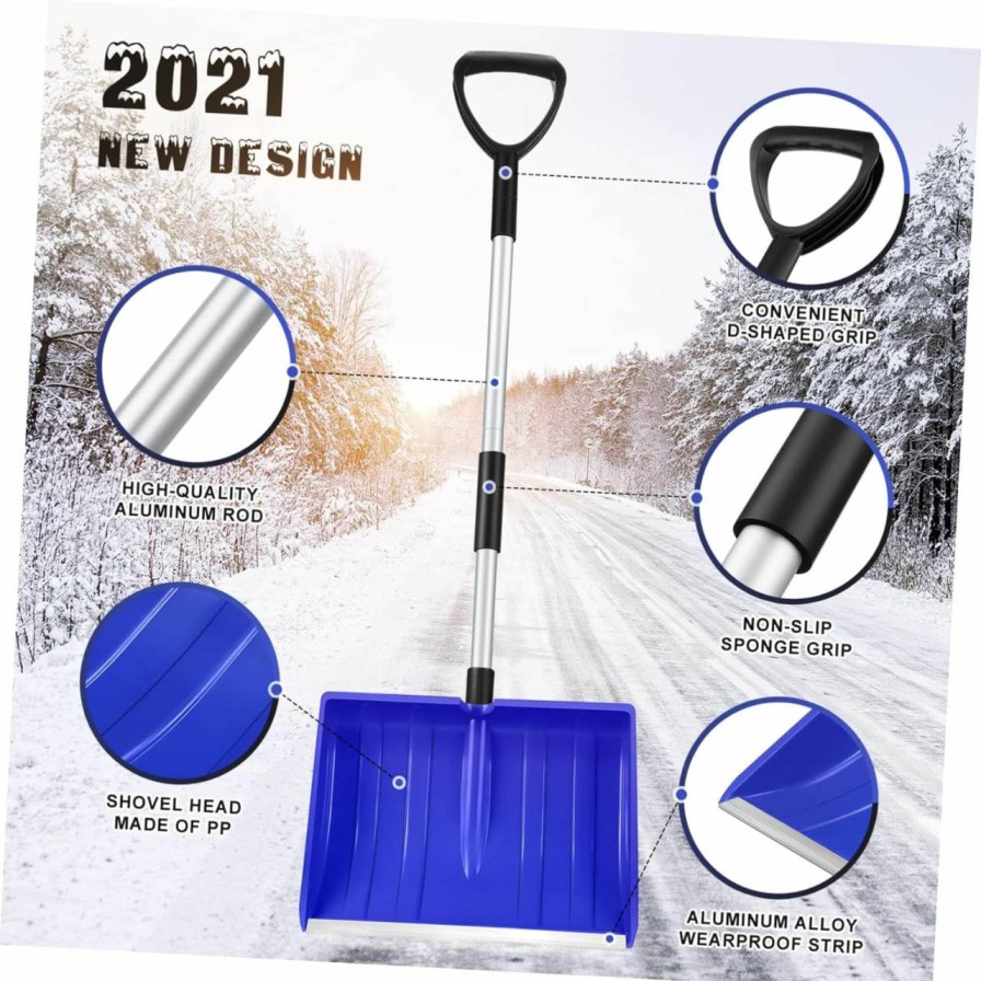 Snow Removal Tools FAVOMOTO | Favomoto Wide Shovel Sand Mud Removal Tools Snow Remover Tool Snow Shovel Car Snow Remover For Trucks Cordless Child Snow Brush