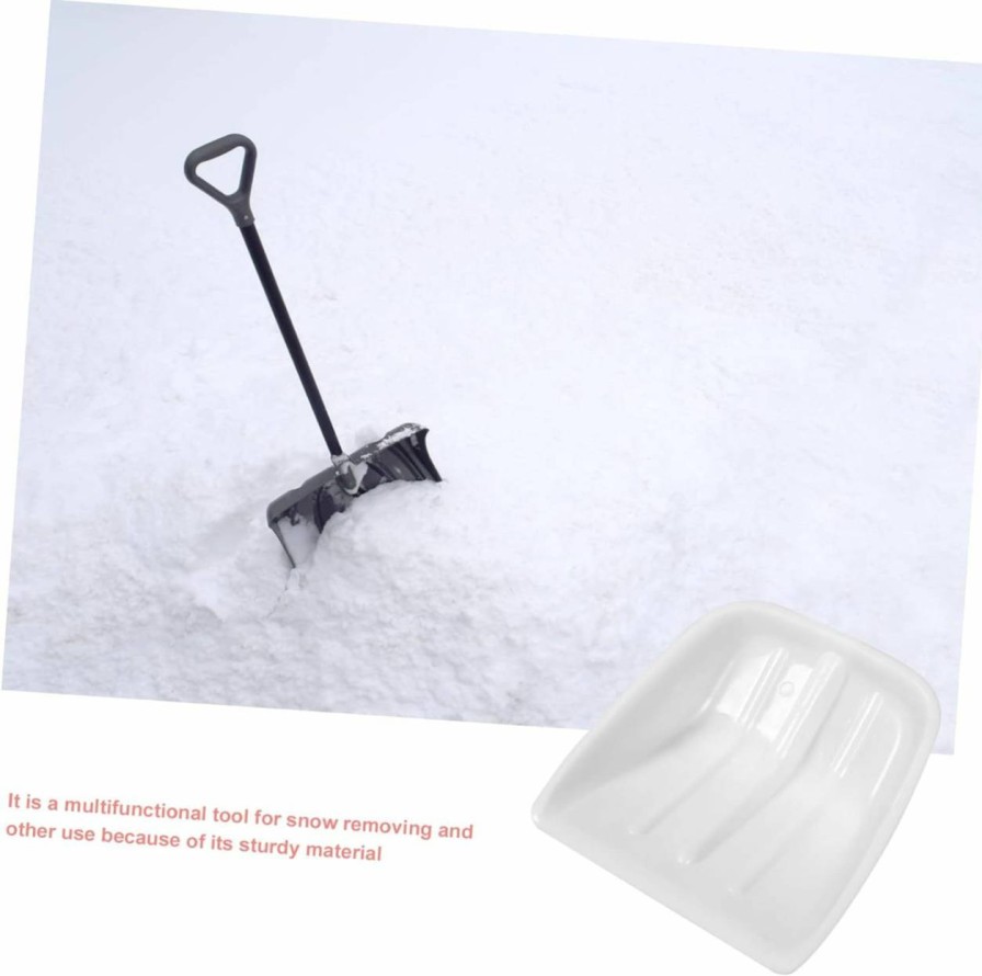 Snow Removal Tools LIOOBO | Lioobo Snow Shovel Accessories Polypropylene White Sand Shovel Portable